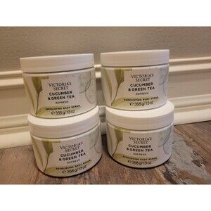 (4) VICTORIAS SECRET EXFOLIATING SUGAR BODY SCRUB 13 oz 368g NEW Free Shipping